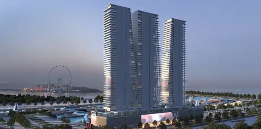 Пәтер W Residences Dubai Harbour, Dubai Harbour, Дубай, БАӘ-да 1 жатын бөлме, 106 м² № 548472