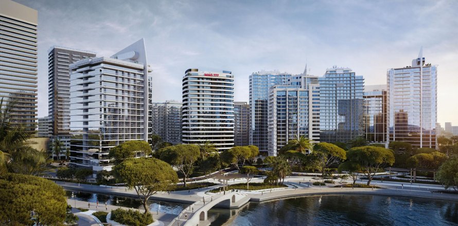 Квартира в Mag 777 в Dubai Sports City, Дубай, ОАЭ 2 спальни, 126м2 № 541054