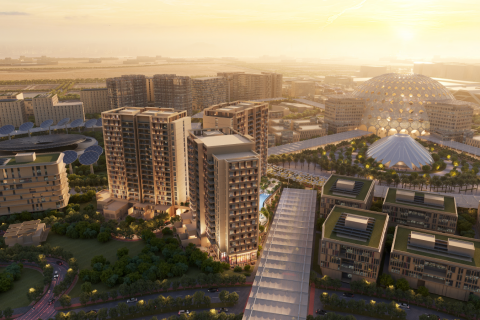 Dubai, UAE의 아파트 침실 1개, 91.39제곱미터 번호 550985