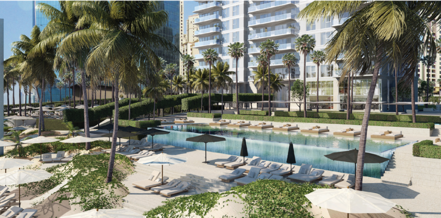 Apartment i Jumeirah Beach Residence, Dubai, UAE 2 soveværelser, 130.06 kvm № 193205