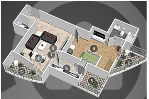 Apartment sa Jumeirah Village Circle, Dubai, UAE 63.31 sq.m. № 591578 - larawan 8