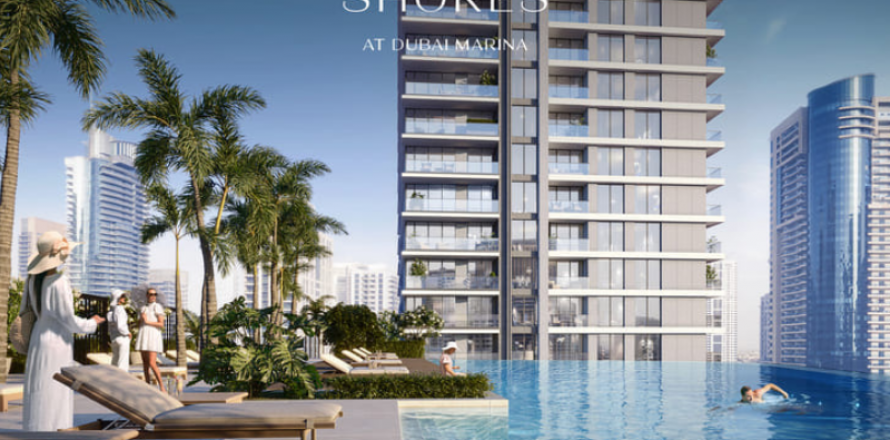 Apartman u Dubai Marina, UAE 103.4 m2, 2 spavaćih soba Br. 131962