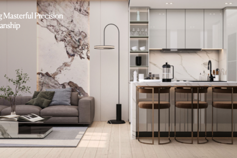 Korter asukohaga Jumeirah Village Circle, Dubai, AÜE: 1 magamistoaga, 90 m² Nr 538154