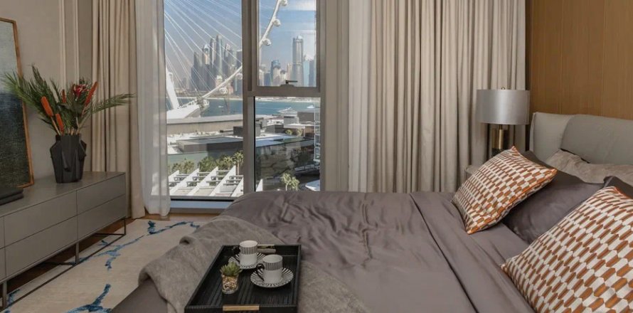 Apartmán v BLUEWATERS RESIDENCES v Bluewaters, Dubai, SAE 1 spálňa, 103 m2 č. 571021
