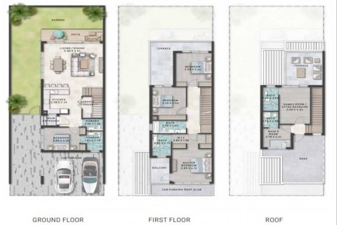 Damac Lagoons, Dubai, BAE’de satılık sıra ev 5 yatak odası, 302 m² No 626232 - fotoğraf 7