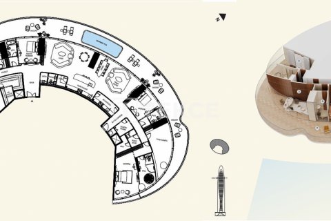 Apartemen di Dubai, UEA 4 kamar tidur, 369 m2 nomor 390625 - foto 17