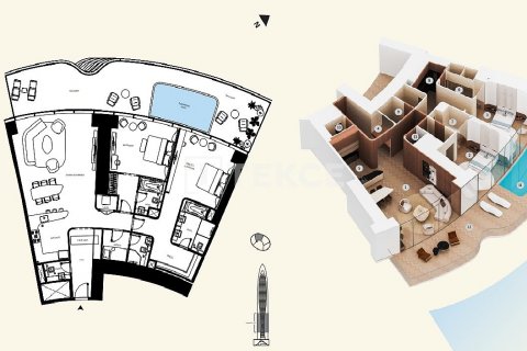 Apartemen di Dubai, UEA 4 kamar tidur, 369 m2 nomor 390625 - foto 14