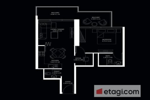 Apartman u Jumeirah Village Circle, Dubai, UAE 1 spavaća soba, 78 m2 Br. 544066 - fotografija 21
