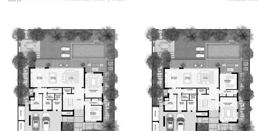Villa a KAYAN lakóparkban itt: Ghantoot, Abu Dhabi, EAE, 5 hálószoba, 495.1 m², azonosító: 392446