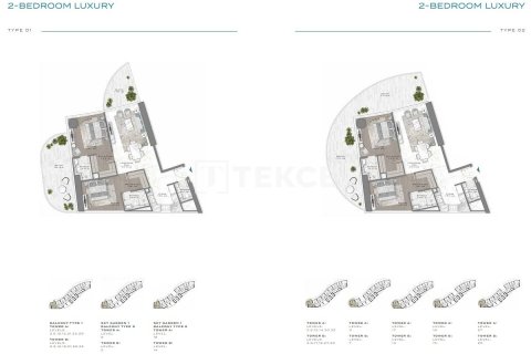 Дуплекс Dubai Harbour, Дубай, БАӘ-да 4 жатын бөлмелер, 927 м² № 424570 - фото 29