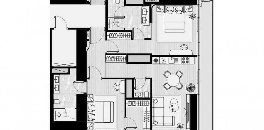 Apartamento em Al Sufouh, Dubai, EAU 2 quartos, 118.53 m2 № 403333