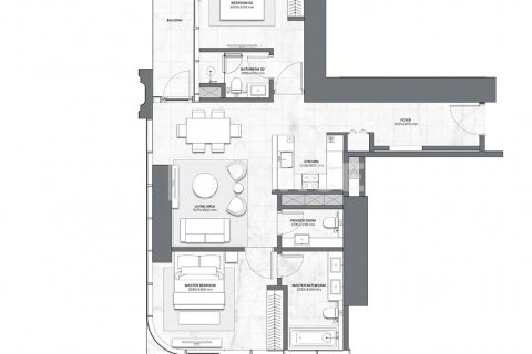 Byt v Al Satwa, Dubai, SAE 3 ložnice, 152 m² Č.: 596497 - fotografie 25