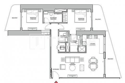 Dzīvoklis Meydan, Dubaijā, AAE 1 istaba, 92 m2 Nr. 394964 - attēls 14