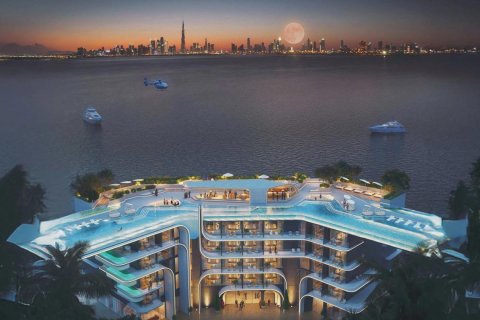 Apartmen di The World Islands, Dubai, UAE 1 bilik, 56 meter persegi № 598652