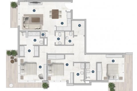 Apartamento para venda em Dubai, EAU 3 quartos, 151 m2 № 598549 - foto 16