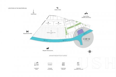 Διαμέρισμα σε Mohammed Bin Rashid City, Dubai, ΗΑΕ 1 υπνοδωμάτιο, 95 τ.μ. Αρ. 620569 - φωτογραφία 7