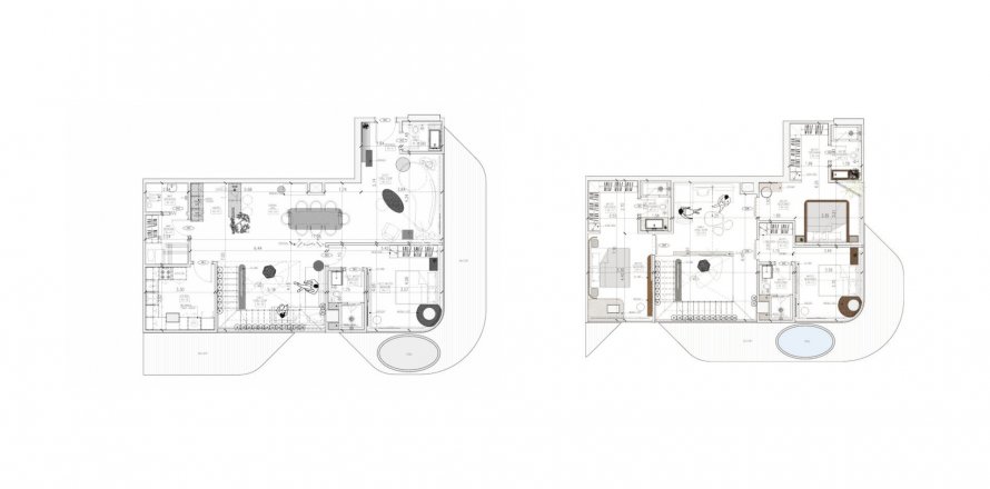 Duplex în Deira, Dubai, EAU 4 dormitoare, 284.05 mp. №616456