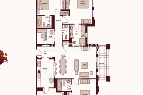 Apartment sa Old Town, Dubai, UAE 3 silid-tulugan, 164 sq.m. № 627423 - larawan 12