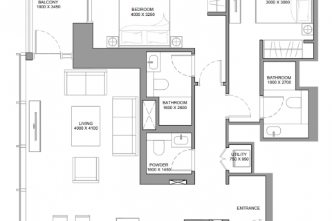 Apartament na sprzedaż w Dubai, ZEA 2 sypialnie, 110 mkw., nr 598580 - zdjęcie 14