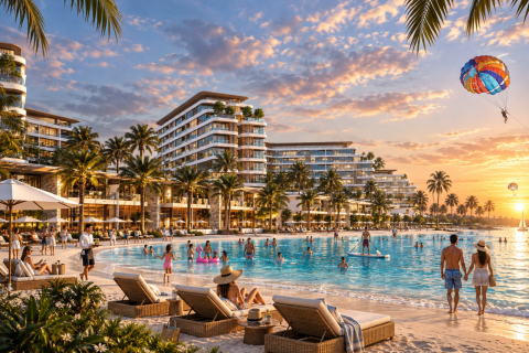 Купить квартиру в Umm Al Quwain Marina, Умм-эль-Кайвайн, ОАЭ 3 комнаты, 61м2, № 617459 - фото 6
