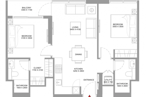 Lakás itt: Umm Al Quwain, EAE, 2 hálószoba, 72 m², azonosító: 599554 - fénykép 8