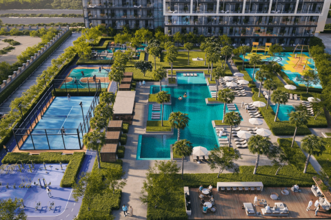 Huoneisto Motor City, Dubai, Arabiemiraatit 2 makuuhuonetta, 98 m2 № 616129