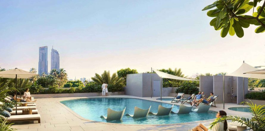 Jumeirah Village Circle, Dubai, संयुक्त अरब अमीरात में अपार्टमेंट, 1 बेडरूम, 82.01 वर्ग मीटर, संख्या 582207