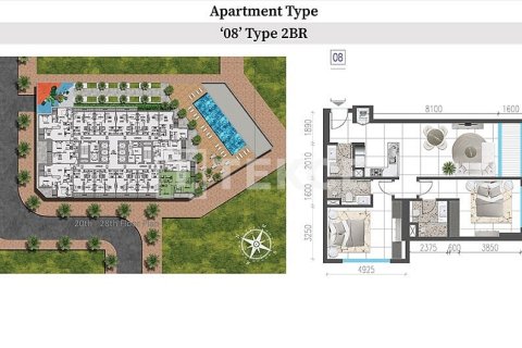Majan, Dubai, UAE의 판매용 아파트 침실 2개, 110제곱미터 번호 449862 - 사진 16