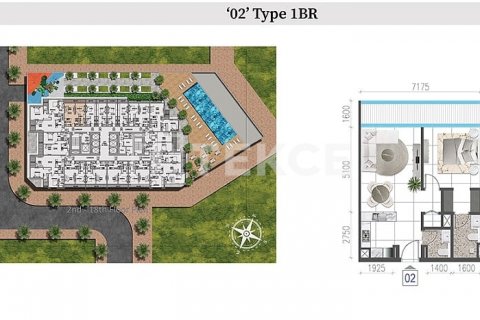 Majan, Dubai, UAE의 판매용 아파트 침실 2개, 110제곱미터 번호 449862 - 사진 15