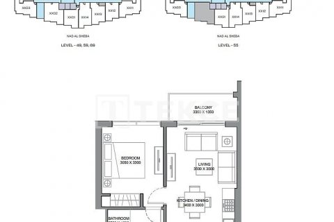 Huoneisto Meydan, Dubai, Arabiemiraatit 2 makuuhuonetta, 108 m2 № 394968 - kuva 11
