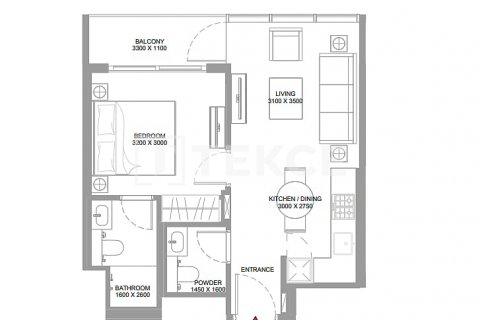 Apartament de vânzare în Umm Al Quwain, EAU 2 dormitoare, 63 mp.  №570292 - poză 10