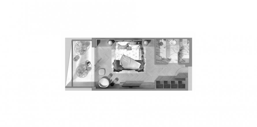 Floor plan «THE COTE D`AZUR HOTEL», 1 bedroom, in THE COTE D`AZUR HOTEL