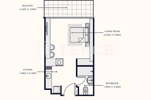 Apartman u Meydan, Dubai, UAE 1 spavaća soba, 76 m2 Br. 601102 - fotografija 23