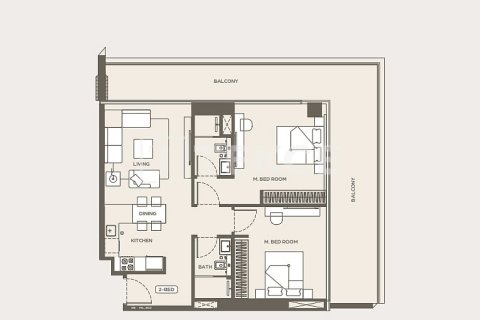 Lägenhet till försäljning i Dubai, UAE 1 sovrum, 75 kvm Nr. 537422 - fotografi 17