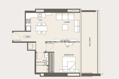 Lägenhet till försäljning i Dubai, UAE 1 sovrum, 75 kvm Nr. 537422 - fotografi 16