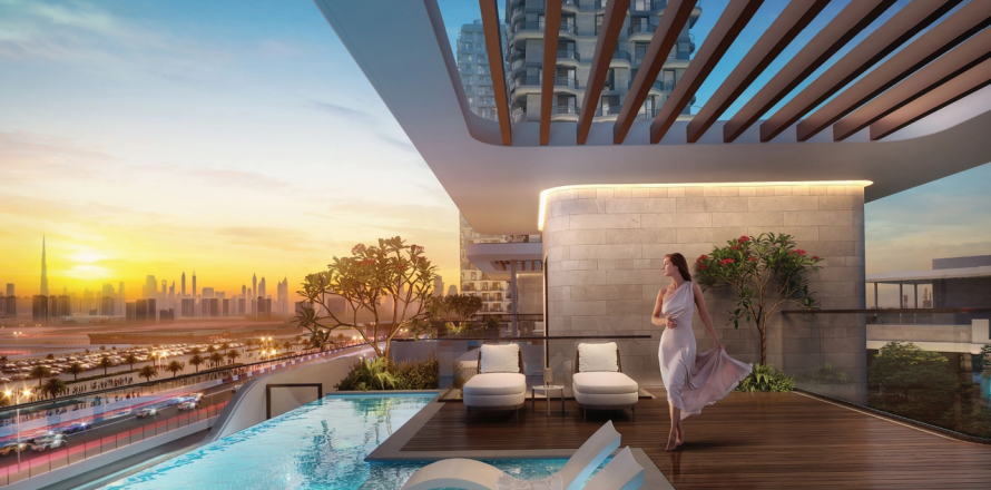 Dubai、UAEにあるマンション 1ベッドルーム、77 m2 No598984