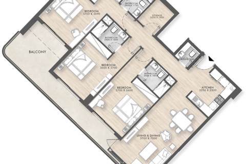 Apartament në Deira, Dubai, Emiratet e Bashkuara Arabe 3 dhoma gjumi, 156 m2. № 623065 - Foto 9