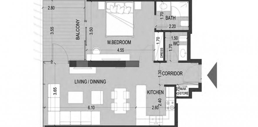 Nadd Al Sheba, Dubai, BAE’de daire 1 yatak odası, 73.3 m² No 576732