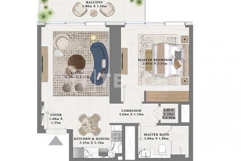 Dzīvoklis Dubaijā, AAE 2 istabas, 133 m2 Nr. 588865 - attēls 9