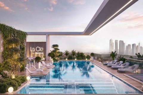 Apartemen di La Clé by MAAIA di Al Furjan, Dubai, UEA 2 kamar tidur, 118.73 m2 nomor 590062 - foto 3