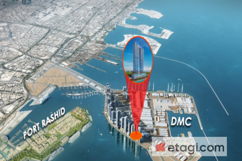Apartmen di Maritime City, Dubai, UAE 2 bilik tidur, 110 meter persegi № 570404 - foto 11
