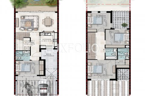 Damac Lagoons, Dubai, संयुक्त अरब अमीरात में टाउनहाउस, 4 बेडरूम, 212 वर्ग मीटर, संख्या 627535 - फ़ोटो 19
