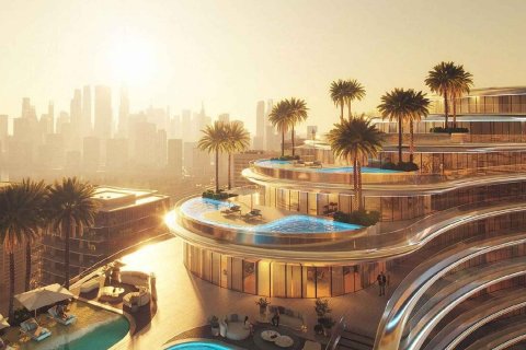 Apartman u Binghatti Aquarise u gradu Business Bay, Dubai, UAE 2 spavaće sobe, 101.23 m2 Br. 589104