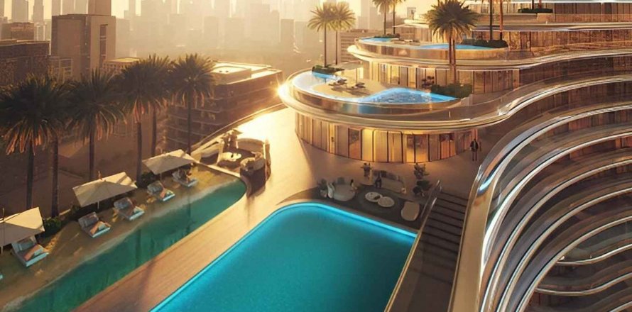 Apartament w Business Bay, Dubai, ZEA 1 sypialnia, 94.87 mkw. nr 589102