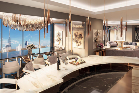 Apartman u BURJ BINGHATTI JACOB & CO RESIDENCES u Business Bay, Dubai, UAE 300 m2, 2 spavaćih soba Br. 538198