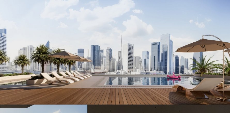 Apartmen di Dubai, UAE 1 bilik tidur, 57 meter persegi № 582933