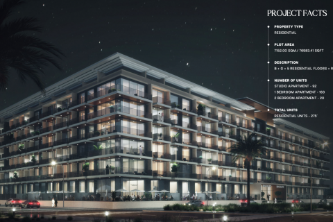 Διαμέρισμα σε Dubai, ΗΑΕ 1 υπνοδωμάτιο, 99 τ.μ. Αρ. 538452