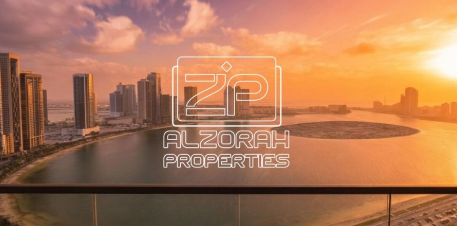 Apartmen di Al Ghaf Tower di Al Khan, Sharjah, UAE 2 bilik tidur, 118 meter persegi № 727040