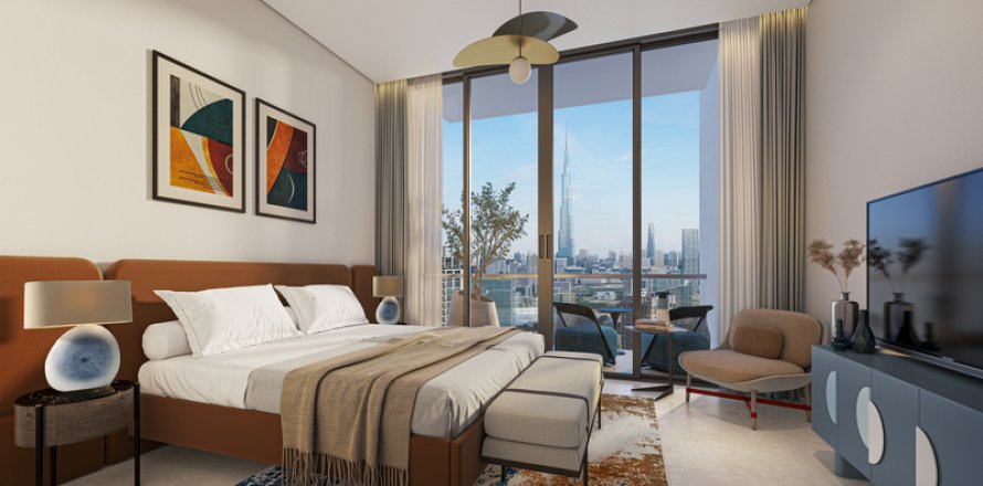 Huoneisto DESIGN QUARTER AT D3 Dubai Design District, Arabiemiraatit 2 makuuhuonetta, 107.57 m2 № 564545