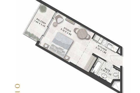 Apartman u gradu DAMAC Hills (Akoya by DAMAC), Dubai, UAE 1 soba, 32 m2 Br. 728531 - Slika 5